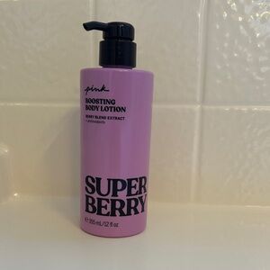 PINK Victoria's Secret Super Berry Boosting Body Lotion - Purple